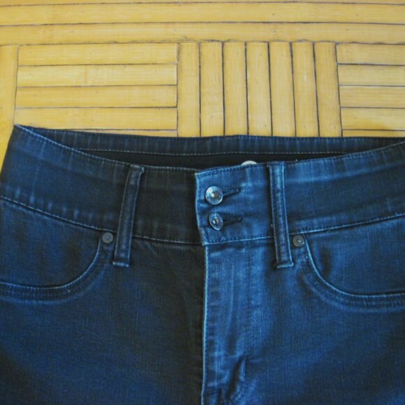 Max Studio Indigo High Rise Skinny Jeans in Black, Size 6 - Picture 5 of 5